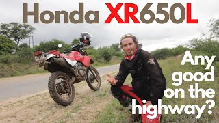 How Much Does the Honda XR650L Suck on the Highway 0100 Speed Run [upl. by Naul]