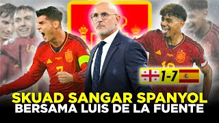 WAJAH SANGAR TIMNAS SPANYOL BERSAMA LUIS DE LA FUENTE [upl. by Ahsyla]