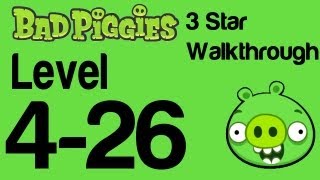 Bad Piggies 426 Flight in the Night Level 426 3 Star Walkthrough  WikiGameGuides [upl. by Adnauq]