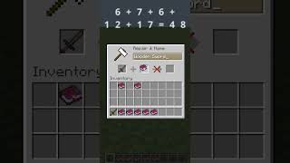 Enchanting Tools in Minecraft Java  Sharpness 5 Sword No Knockback No Fire Aspect minecraft [upl. by Attinahs]