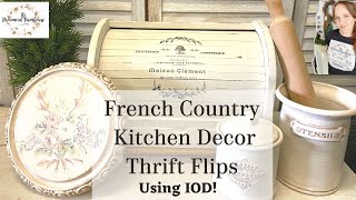 DIY French Country Kitchen Decor Thrift Flips  Spring Decor  High End Budget Friendly [upl. by Aihsekin]