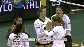 Baylor Volleyball Highlights vs Wisconsin  September 7 2024 [upl. by Yorgo]