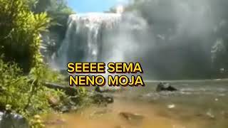 SEMA NENO MOJA LYRICS [upl. by Nylecoj]