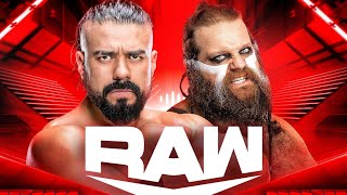 Andrade New Opponents For Tonights RAW Revealed [upl. by Grunenwald]