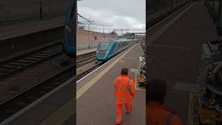 TRANSPENNIE397007 ARRIVING AT MANCHESTER AIRPORT2 11 24NEIL HAYTON RAILWAY MEMORIES railway [upl. by Ellerrad]