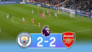 Manchester City vs Arsenal  Haaland Stones  2425 Premier League Full Match [upl. by Lerraj]