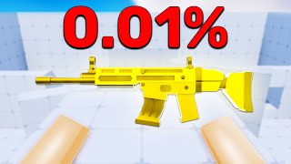 I Finally Unlocked The GOLD Skin On Roblox Rivals [upl. by Arlynne]