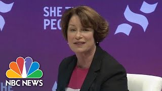 Amy Klobuchar Talks Why Women Of Color Should Vote For Her At ‘She The People’ Forum  NBC News [upl. by Ybroc676]