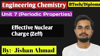 Effective Nuclear Charge Zeff  Periodic Properties  Engineering Chemistry RGPV [upl. by Barraza]