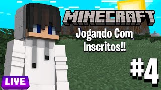 🔴Jogando Minecraft Com os inscritos Ao vivo🔴 [upl. by Neelrac167]