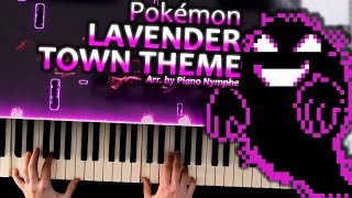 Lavender Town  Pokémon RBY  Piano CoverArrangement [upl. by Nanon]