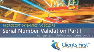 Microsoft Dynamics AX Training for AX 2012 R3 on Serial Number Validation Demo [upl. by Nitsruk]