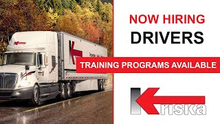 Kriska Transport is Hiring drivers  Apply before you get truck license  Trucking Today TV [upl. by Hodges670]