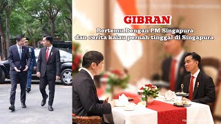 Gibran bertemu dengan Perdana Menteri Singapura [upl. by Cleon]