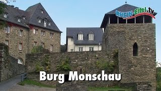 Burg Monschau  Jugendherberge  RheinEifelTV [upl. by Aiouqahs]