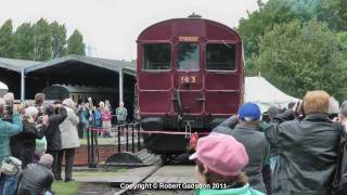 2011  Steam Railmotor No 93  Launch at Didcot  May 28th  Part 1 [upl. by Neerehs]