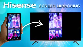 Hisense U6HF Screen Mirroring Setup  Wirelessly Connect Phone To TV [upl. by Kalb956]