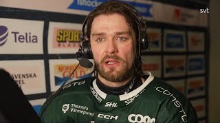 Linus Johansson  Intervju  Hockeykväll  Färjestad BK  Rögle BK  Kvart 1  20240321 [upl. by Clellan]