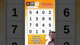 Carta Ramalan 4D Prediction Gd Lotto 111424  Dato Chai ramalan4d gdlotto4dchart 9lotto4D [upl. by Stannwood]