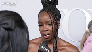 Danai Gurira Shares Importance of Live Theater During Tumultuous Times [upl. by Edwina]