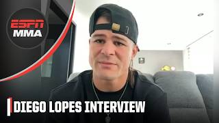 Diego Lopes recaps UFC 308 calls for interim title fight vs Alex Volkanovski in Sydney  ESPN MMA [upl. by Philoo380]