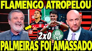 FLAMENGO PASSOU O CARRO ATROPELOU O PALMEIRAS VITÓRIA GRANDIOSA DO MENGÃO PÓS JOGO FLAMENGO [upl. by Scoville562]