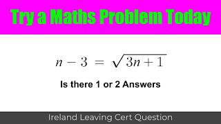 Try a Maths Problem Today 4 [upl. by Nednal244]