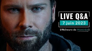 Live QampA avec Guillaume Dulude  7 juin 2023 [upl. by Noelyn]