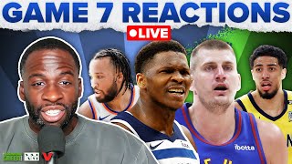 Reaction to TimberwolvesNuggets amp PacersKnicks Game 7  Draymond Green Show [upl. by Mosa618]