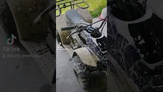 Little off brand four wheeler that could 🏁😂😎🧐🏁💯junkyardfresh mechanic [upl. by Aryad]