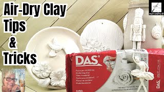 BEST AirDry Clay TIPS and TRICKS for BEGINNERS [upl. by Eikram]