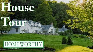 HOUSE TOUR  A Traditional Country Estate with Breathtaking Views in Vermont [upl. by Cida]