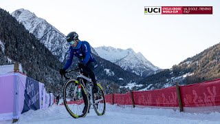 UCI CycloCross WC parcours in Val di Sole with Gioele Bertolini [upl. by Korwin]