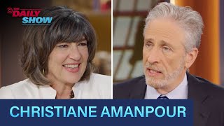 Christiane Amanpour  “The Amanpour Hour” and Covering War in Gaza  The Daily Show [upl. by Donelson]