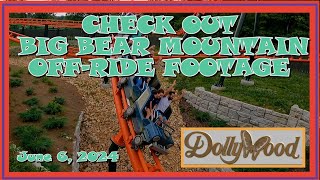 🟠Experience The Thrills Of Dollywoods Big Bear Mountain Roller Coaster  Exclusive Offride Video🟠 [upl. by Marchese]