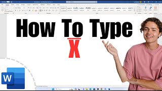 How to Put a Line Above a Letter  X̅ [upl. by Kcirderfla720]