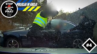 POLICJA W AKCJI 4  Ucieczka na letnich oponach manewr PIT i inne interwencje policjantów drogówki [upl. by Schofield]