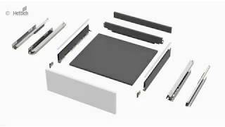 AvanTech YOU drawer system Assembly animation [upl. by Fira190]