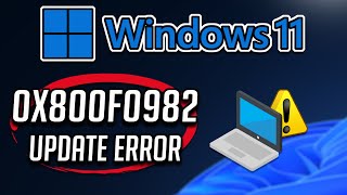 How To Fix Windows Update Error Code 0x800f0982 in Windows 1110 2024 Tutorial [upl. by Notnerb]