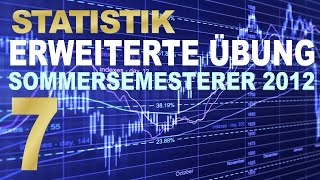 StatistikÜbung erweiterter Kurs  7 Video [upl. by Plantagenet]