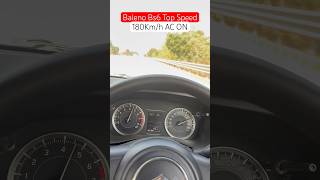 Baleno Bs6 top speed test with ac on marutisuzuki maruti baleno shorts youtubeshorts yt india [upl. by Potter]