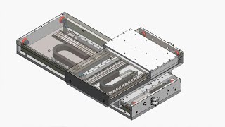 XYTisch als Positioniersystem  Kreuztisch mit Linearmotor [upl. by Ycnay]