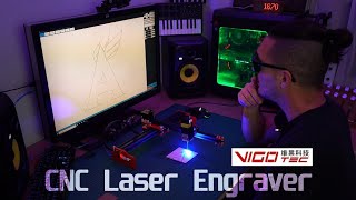 Laser Engraver Vigotec VG L7X UnboxingReviewTest GREEK [upl. by Nosa615]