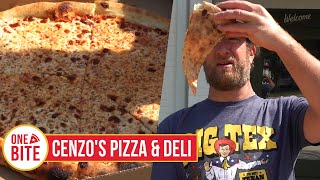 Barstool Pizza Review  Cenzos Pizza amp Deli Dallas TX [upl. by Ihsar]