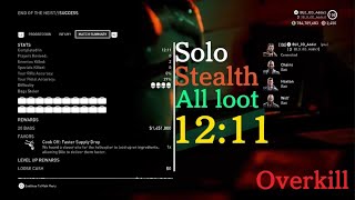 Turbid station Soloall loot speedrun 1211 Payday 3 [upl. by Torres]