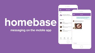 Messaging on the Mobile App  Homebase [upl. by Punak]