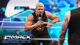 Rhodes challenges Owens at Saturday Night’s Main Event SmackDown highlights Nov 22 2024 [upl. by Erlond]