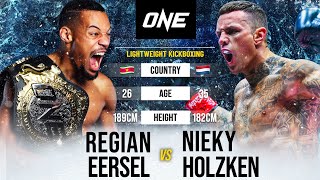 Regian Eersel vs Nieky Holzken  Full Fight Replay [upl. by Yekram975]