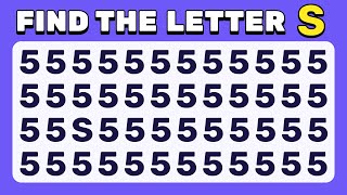 Find the ODD One Out  Numbers and Letters Edition ✅ Easy Medium Hard  30 levels [upl. by Ruelle]