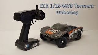 RC Unboxing ECX Torment 118 Scale Indepth [upl. by Margery]